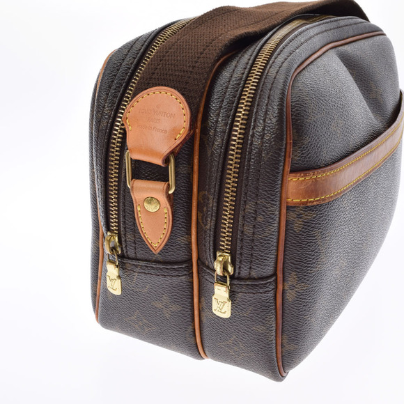 Louis Vuitton Reporter Shoulder Canvas Bag Monogram Brown - Picture 9 of 9
